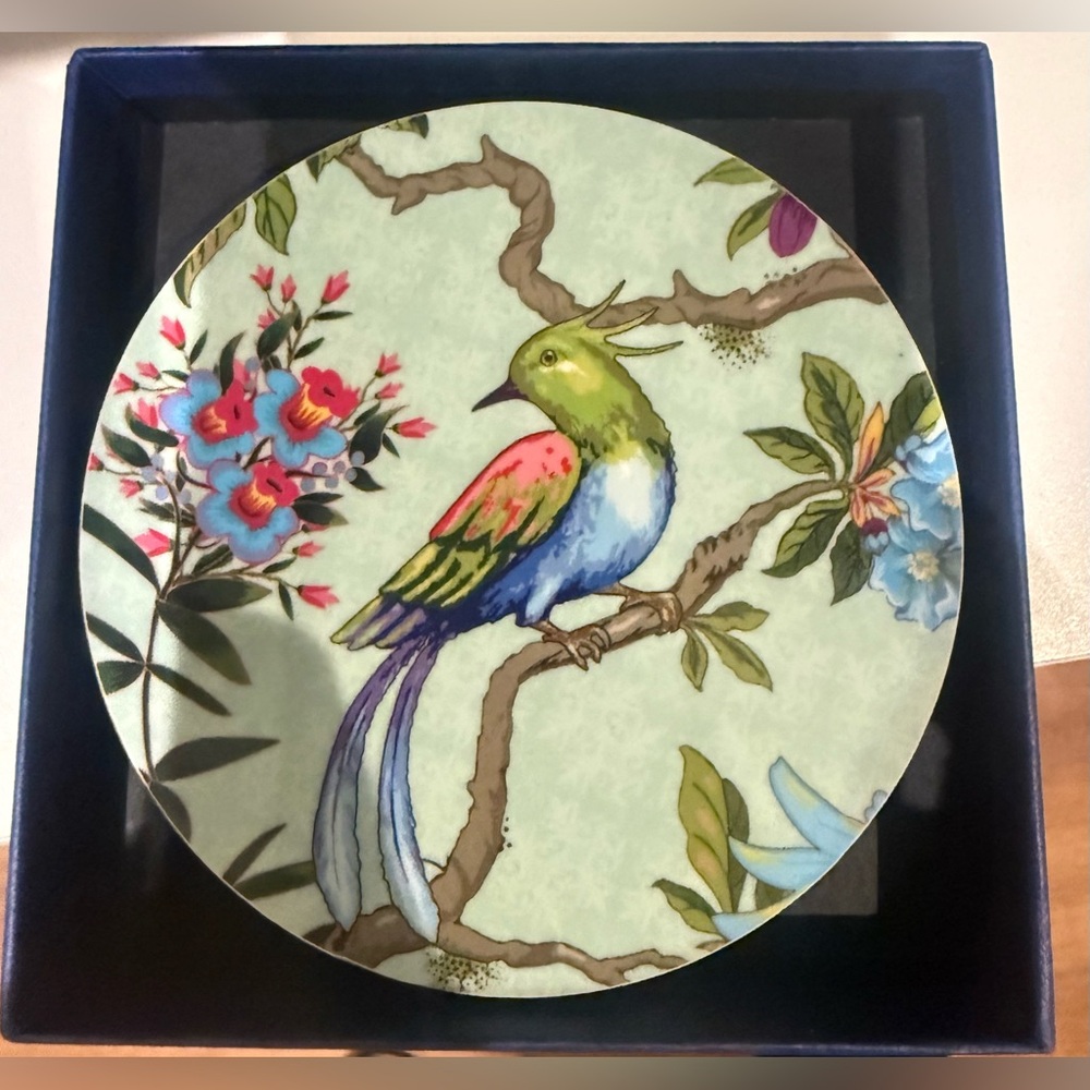 Chinoiserie Birds Round Mats & Coasters pack of 4